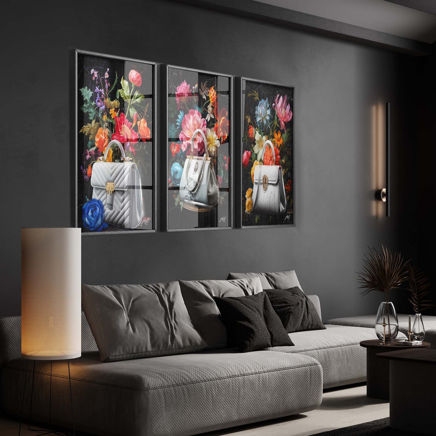 Kali Nuevo - En flot buket blomser, flower bouquet, blomster plakat vintage, Beautiful flower poster.