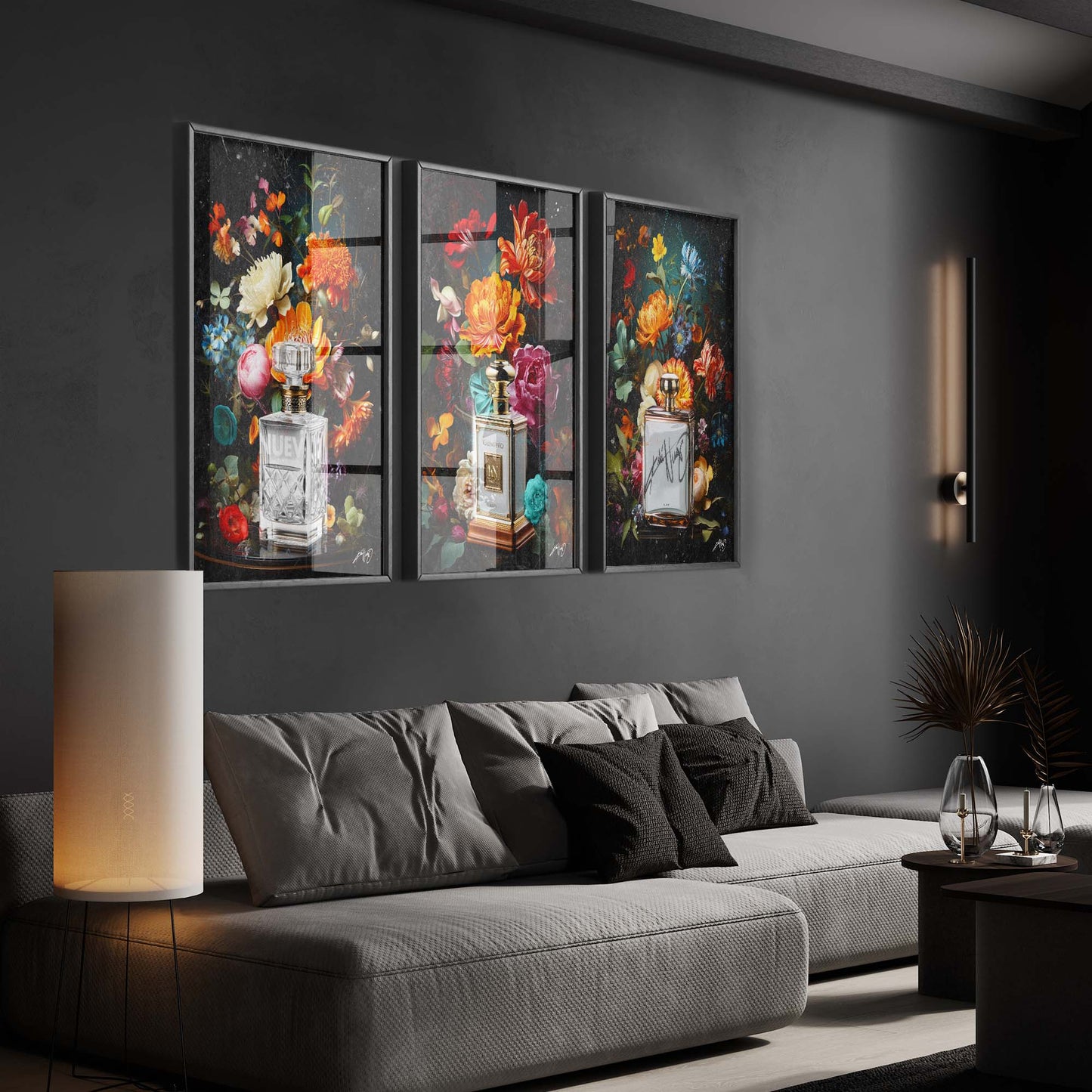 Kali Nuevo - En flot buket blomser, flower bouquet, blomster plakat vintage, Beautiful flower poster.