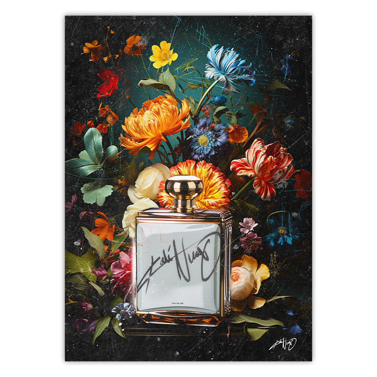 Kali Nuevo - En flot buket blomser, flower bouquet, blomster plakat vintage, Beautiful flower poster.