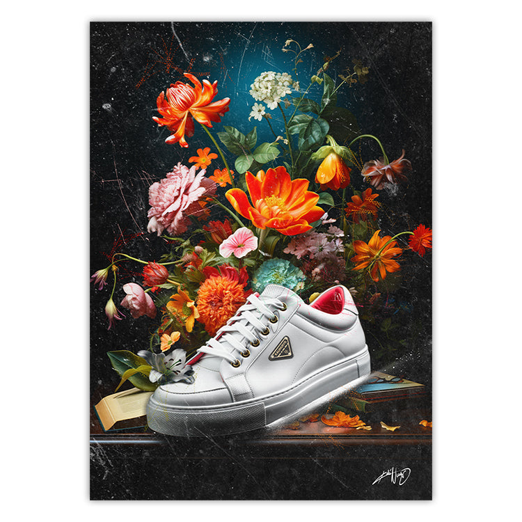 Kali Nuevo - En flot buket blomser, flower bouquet, blomster plakat vintage, Beautiful flower poster.
