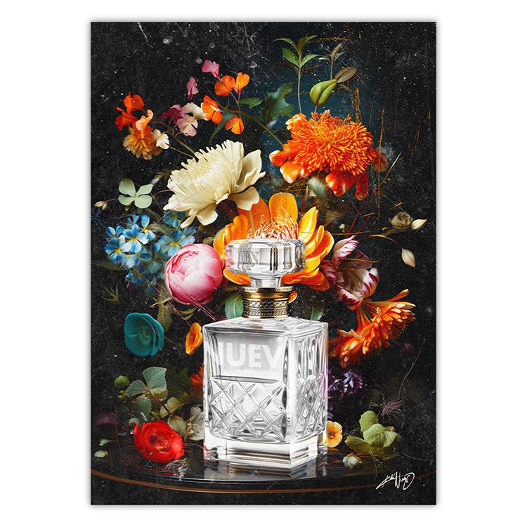 Kali Nuevo - En flot buket blomser, flower bouquet, blomster plakat vintage, Beautiful flower poster.