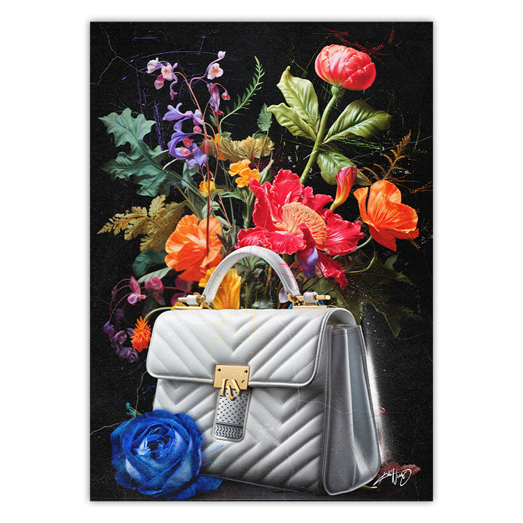 Kali Nuevo - En flot buket blomser, flower bouquet, blomster plakat vintage, Beautiful flower poster.