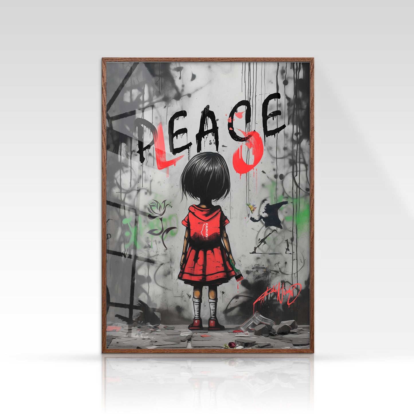 Peace motivational inspirational poster