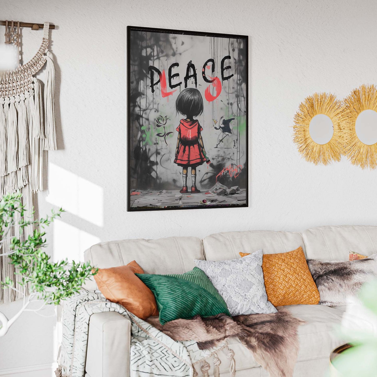Peace motivational inspirational poster