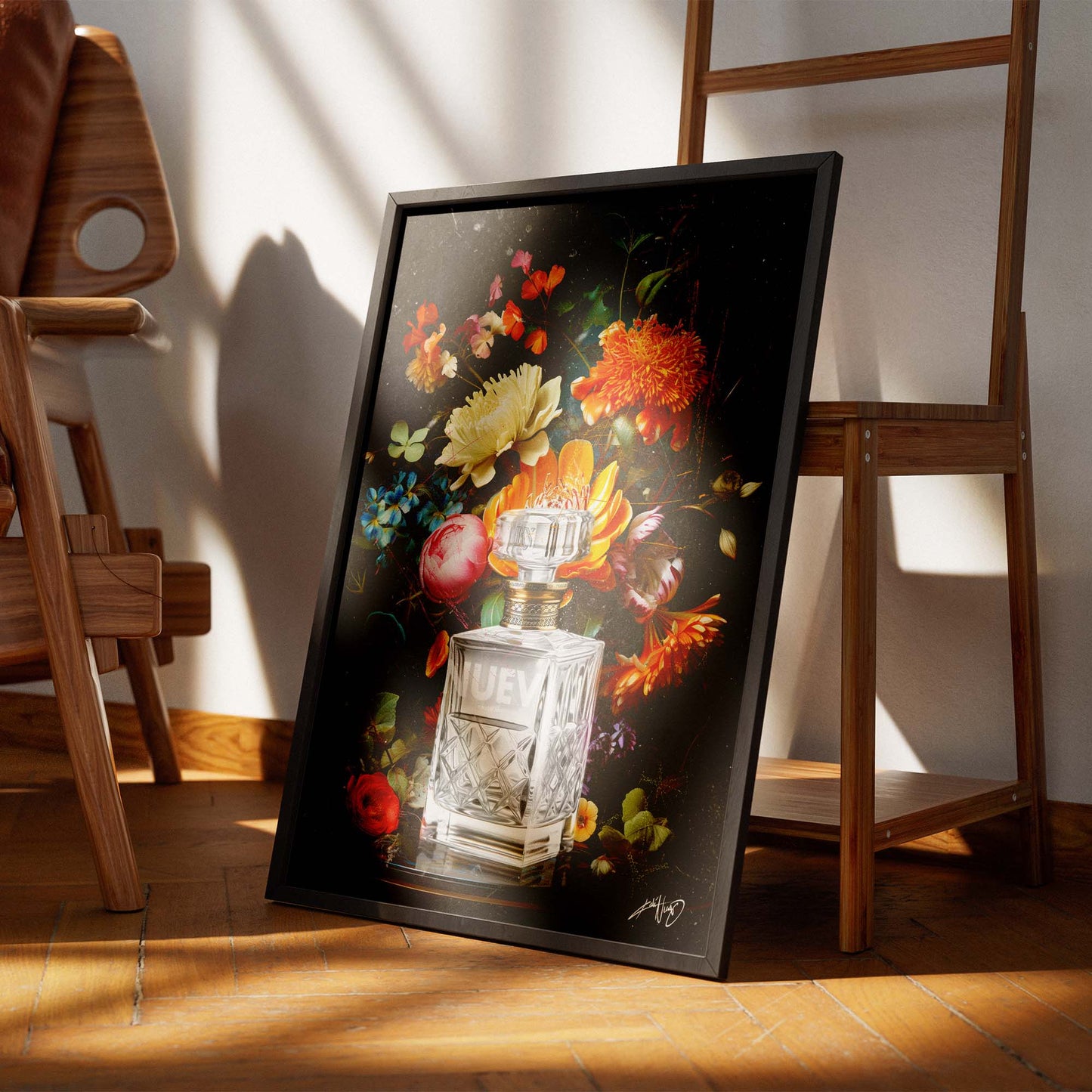 Kali Nuevo - En flot buket blomser, flower bouquet, blomster plakat vintage, Beautiful flower poster.