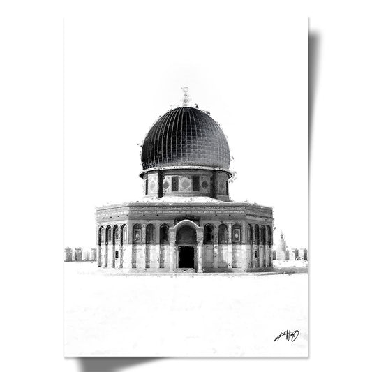 Al Aqsa Mosque poster - Islamic Poster