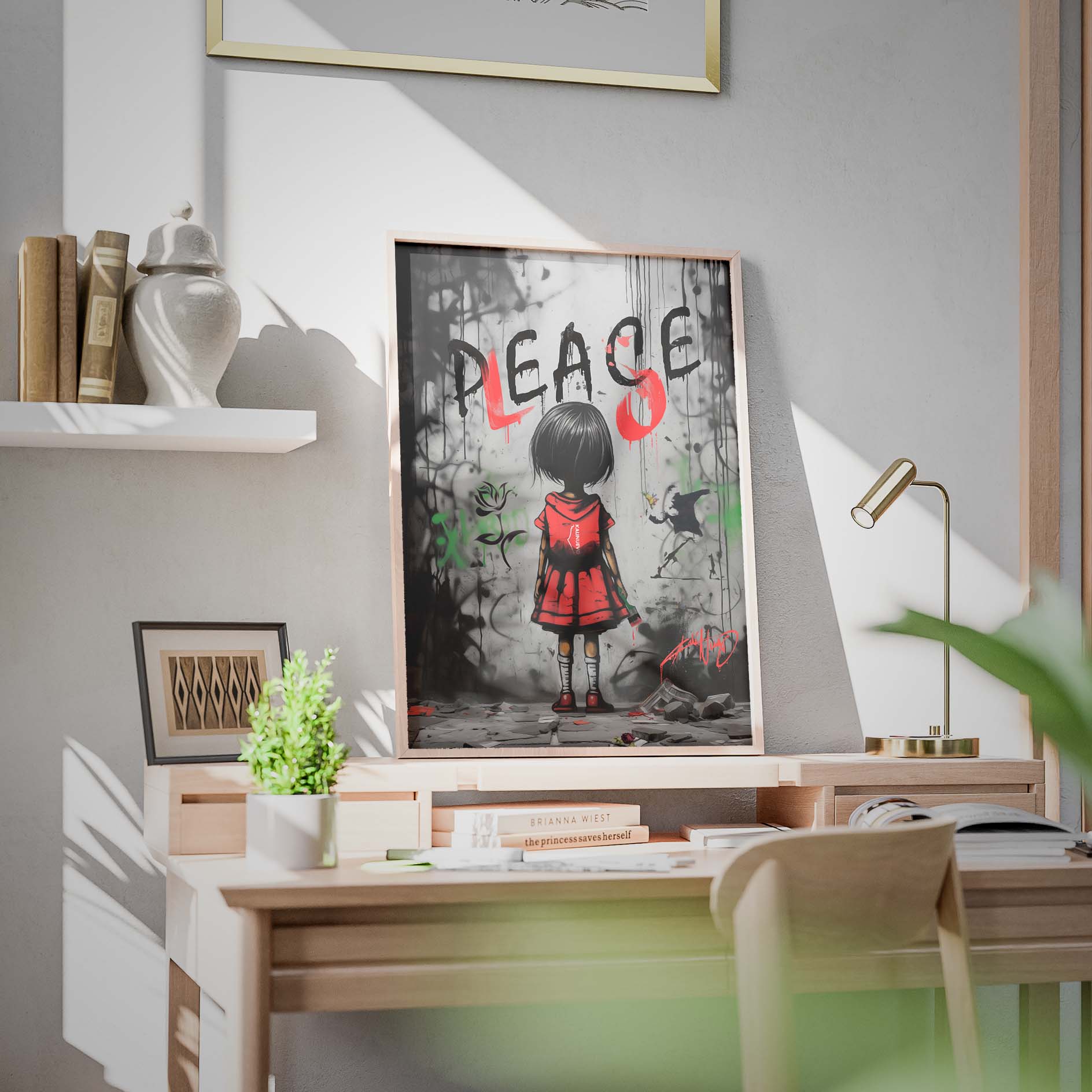 Peace motivational inspirational poster