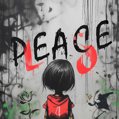 Peace motivational inspirational poster